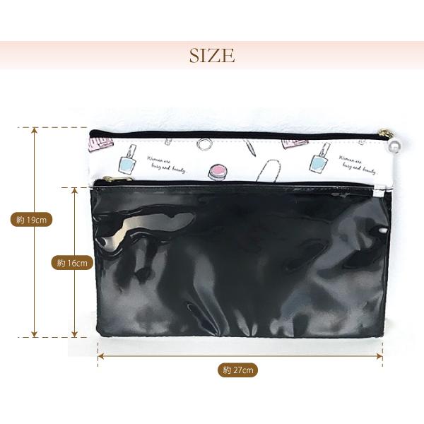 コスメ大好き様♥️リクエストオーダーページ　♥️フラットポーチ両面パネル コスメ大好き様❤️オーダーページ 両面パネル フラットポーチ マルチ