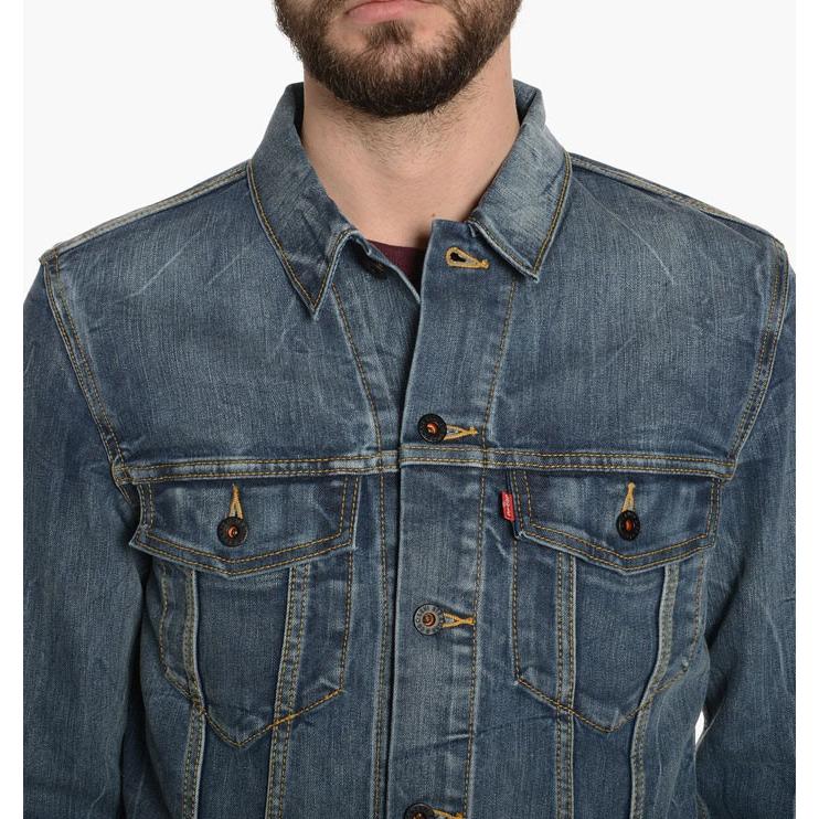 Levi's デニムライダースジャケット Mサイズ Levis ブラックデニム ライダース M - メルカリ