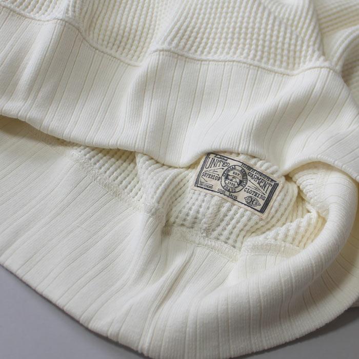 ヘルスニット Healthknit スーパーヘビーワッフル SUPER HEAVY WAFFLE #993 厚手 サーマル スウェットタイプ ロングスリーブTシャツ トレーナー  全5色 送料無料 | Healthknit | 17