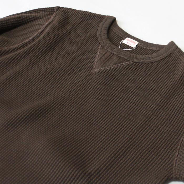 ヘルスニット Healthknit スーパーヘビーワッフル SUPER HEAVY WAFFLE #993 厚手 サーマル スウェットタイプ ロングスリーブTシャツ トレーナー  全5色 送料無料 | Healthknit | 24