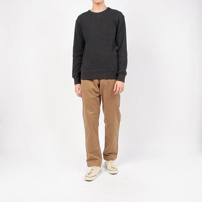 ヘルスニット Healthknit スーパーヘビーワッフル SUPER HEAVY WAFFLE #993 厚手 サーマル スウェットタイプ ロングスリーブTシャツ トレーナー  全5色 送料無料 | Healthknit | 14