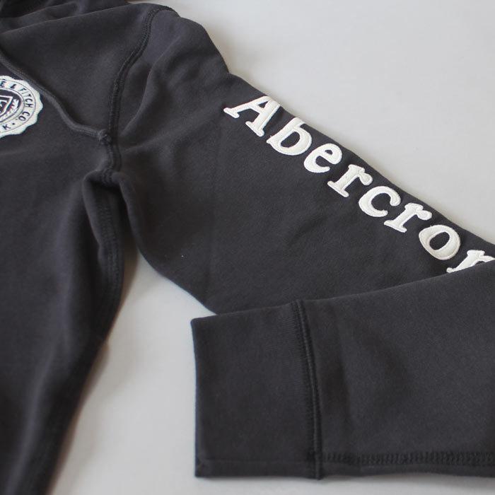 アバクロンビー＆フィッチ 正規品 Abercrombie＆Fitch メンズ ジップアップパーカー Full Zip Logo Hoodie 4色 ホワイト ブラック ネイビー他｜lad｜08