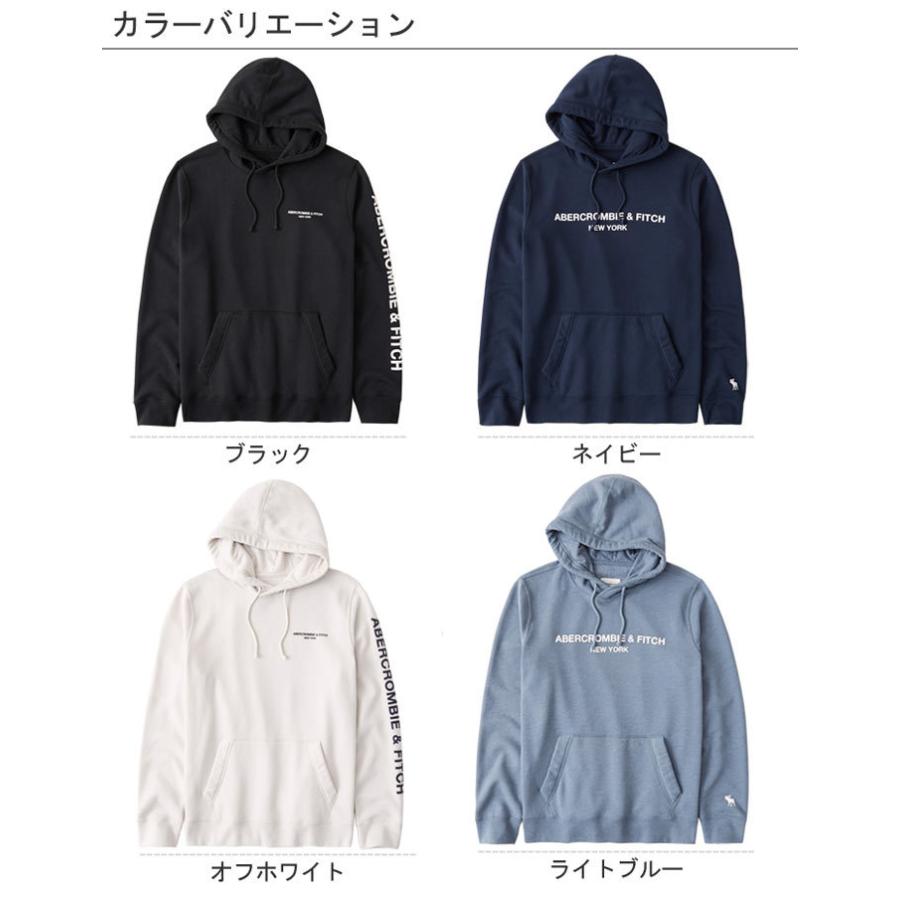 Abercrombie&Fitch アバクロ パーカー M ファー 白 ロゴ Abercrombie&Fitch アバクロ メンズ パーカー 正規品 ソフトA&F