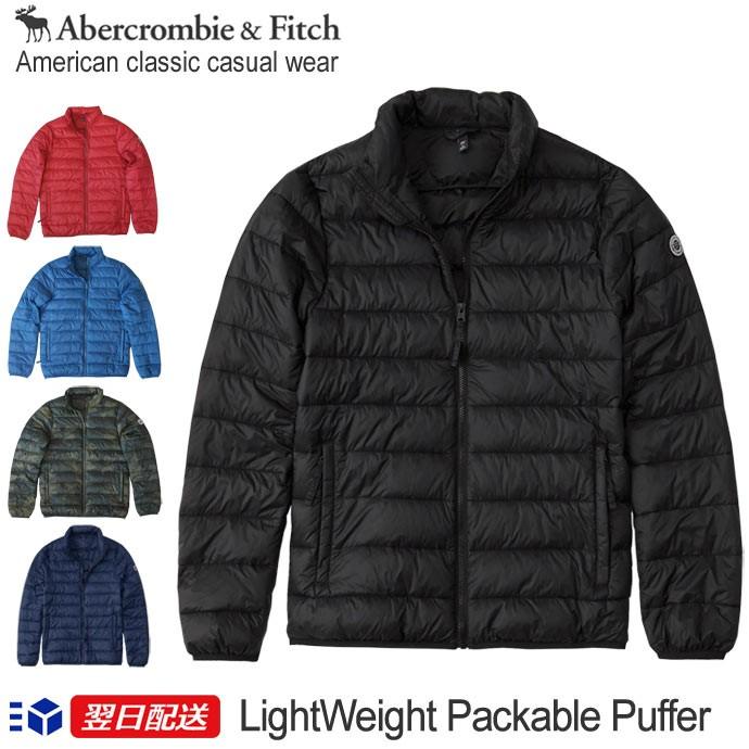 アバクロンビー & フィッチ Abercrombie & Fitch ダウンジャケット アウター Light Weight Packable  Puffer Jacket ブラック ネイビー　迷彩他 :af-jkt35:LA DIRECTヤフーSHOP - 通販 - Yahoo!ショッピング