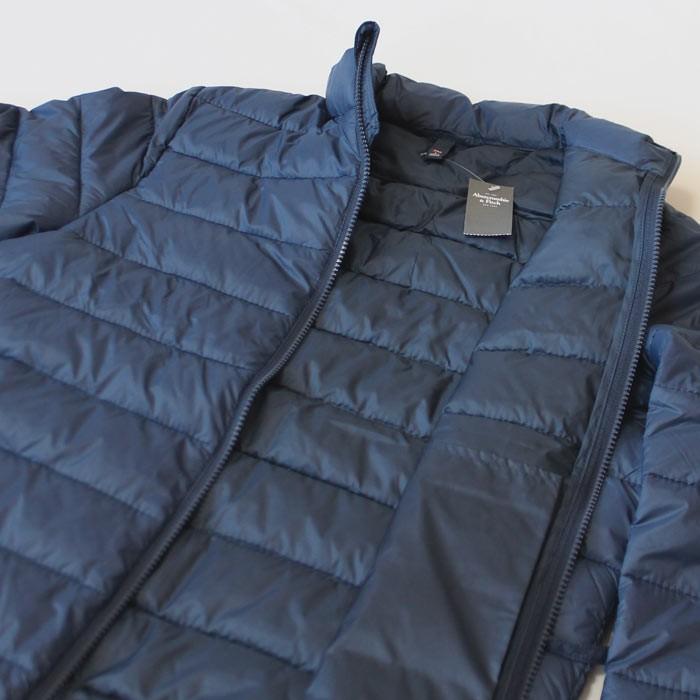 Abercrombie & Fitch ダウンジャケット ネイビー Abercrombie&Fitch - アバクロ ダウン ネイビーの通販 by