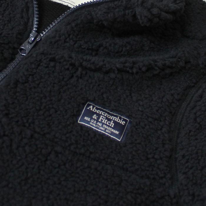 ★新品★アバクロンビー&amp;フィッチ★シェルパハーフジップ (Cream/M) Abercrombie&Fitch（アバクロンビー&フィッチ） 正規品 メンズ