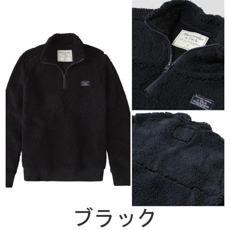アバクロンビー&フィッチ　ファーフードハーフジップパーカー アバクロンビー&フィッチファーフードハーフジップパーカー