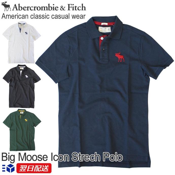 アバクロンビー フィッチ 正規品 Abercrombie Fitch メンズ ストレッチ カノコ ビックロゴ ポロシャツ Big Moose Icon Strech Polo ホワイト ブラック他 Af Polo30 La Directヤフーshop 通販 Yahoo ショッピング