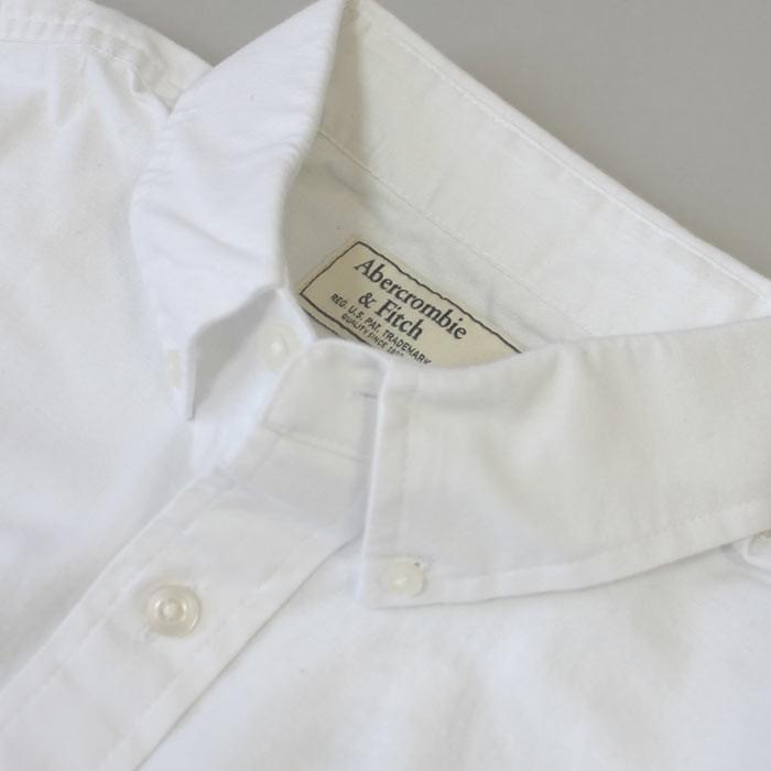 アバクロンビー＆フィッチ 正規品 Abercrombie＆Fitch アバクロ メンズ オックスフォードシャツ ボタンダウンシャツ Mens  Oxford Shirt ホワイト ブルー他