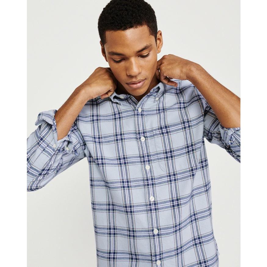 【大人気】Abercrombie & Fitch フランネルシャツ メンズ クロップド フランネルシャツ | メンズ セール