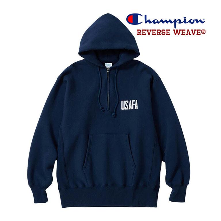 Champion（チャンピオン） パーカー リバースウィーブ ハーフジップ