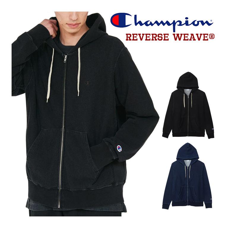 Champion（チャンピオン） パーカー インディゴ染め リバースウィーブ