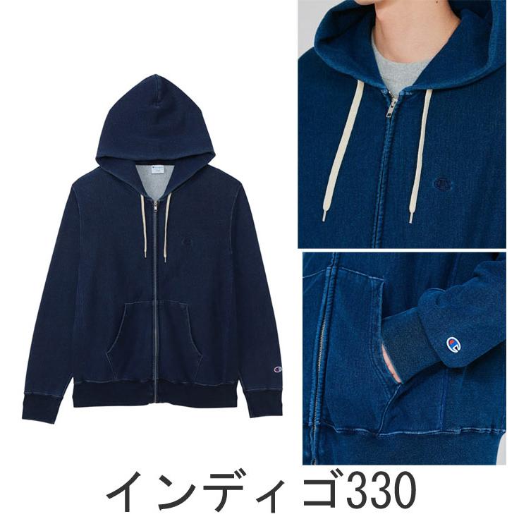 Champion（チャンピオン） パーカー インディゴ染め リバースウィーブ