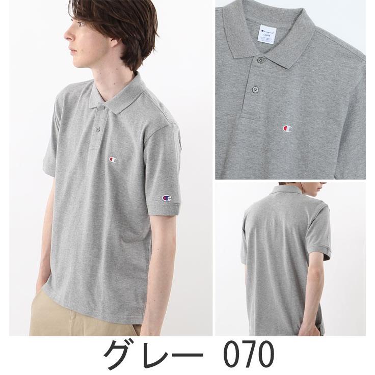 Champion（チャンピオン） ワンポイントロゴ入り カノコ ポロシャツ