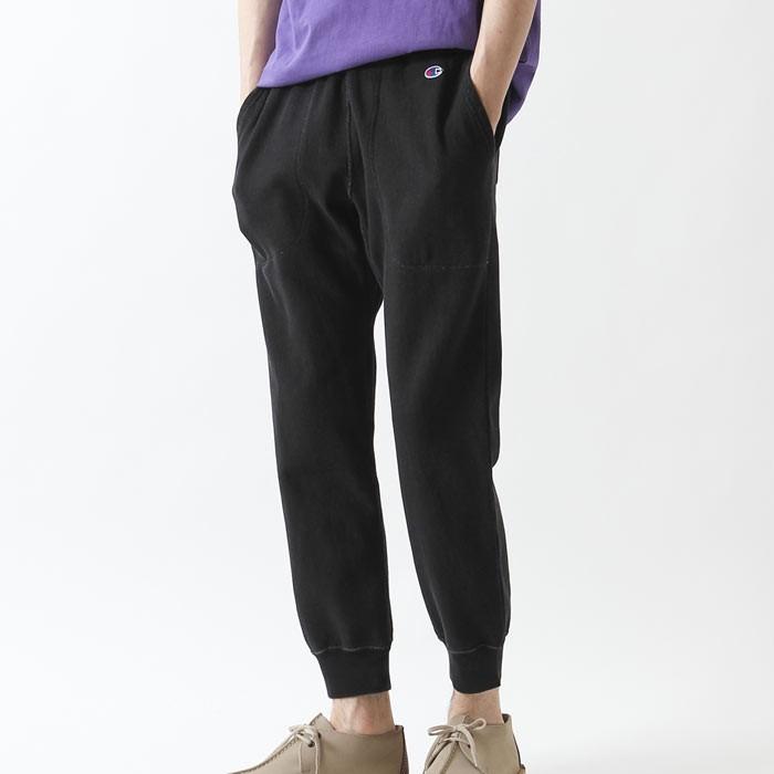 Champion（チャンピオン） ブラック染め リバースウィーブ スウェット