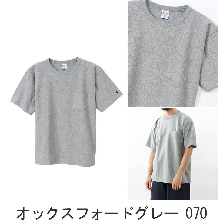 Champion（チャンピオン） リバースウィーブ Tシャツ ポケット付きT