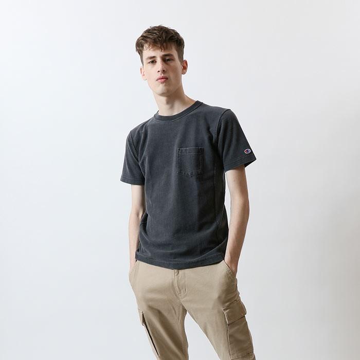 Champion（チャンピオン） リバースウィーブポケット付きTシャツ 
