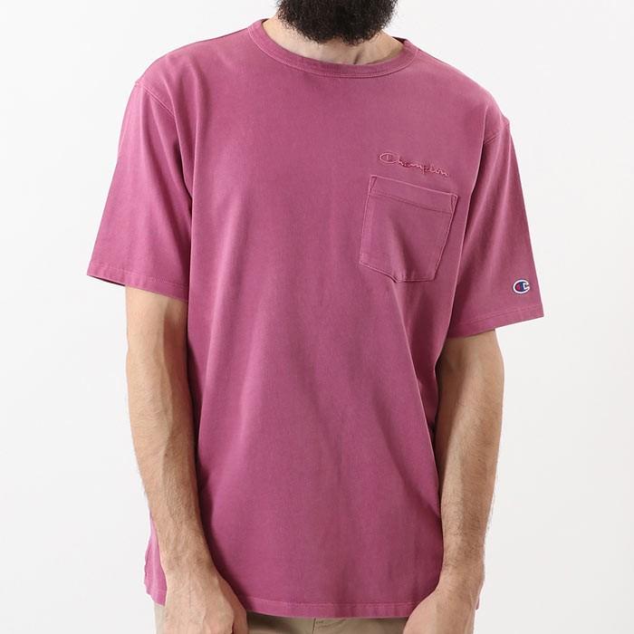 Champion（チャンピオン） チャンピオンロゴ刺繍入り Tシャツ 