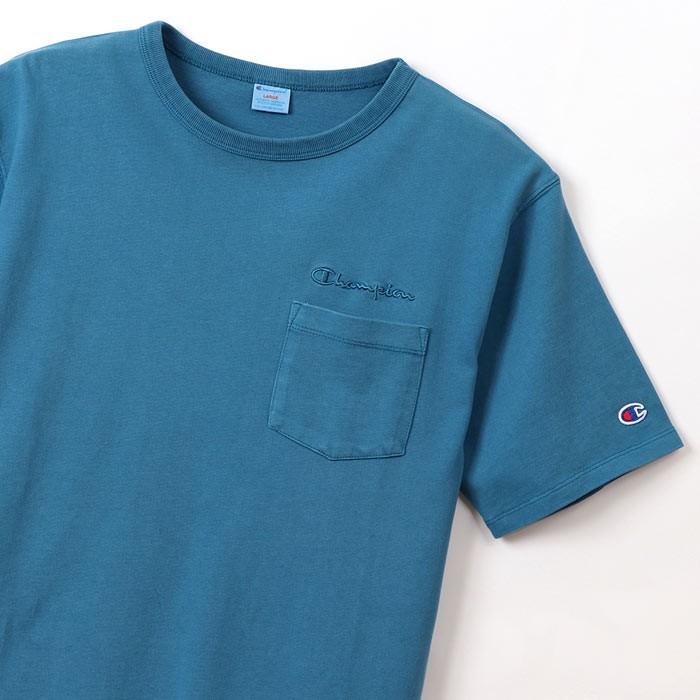 Champion（チャンピオン） チャンピオンロゴ刺繍入り Tシャツ 
