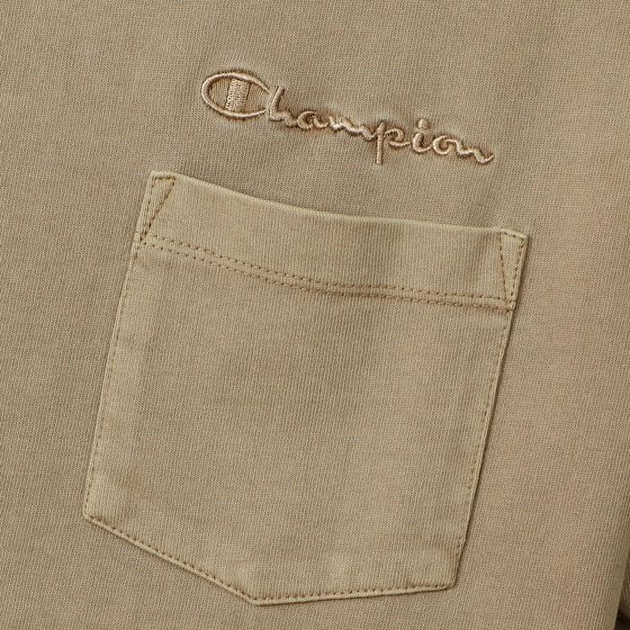 Champion（チャンピオン） チャンピオンロゴ刺繍入り Tシャツ 
