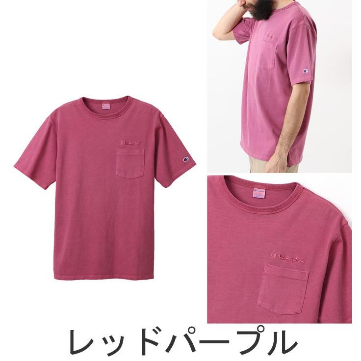 Champion（チャンピオン） チャンピオンロゴ刺繍入り Tシャツ 