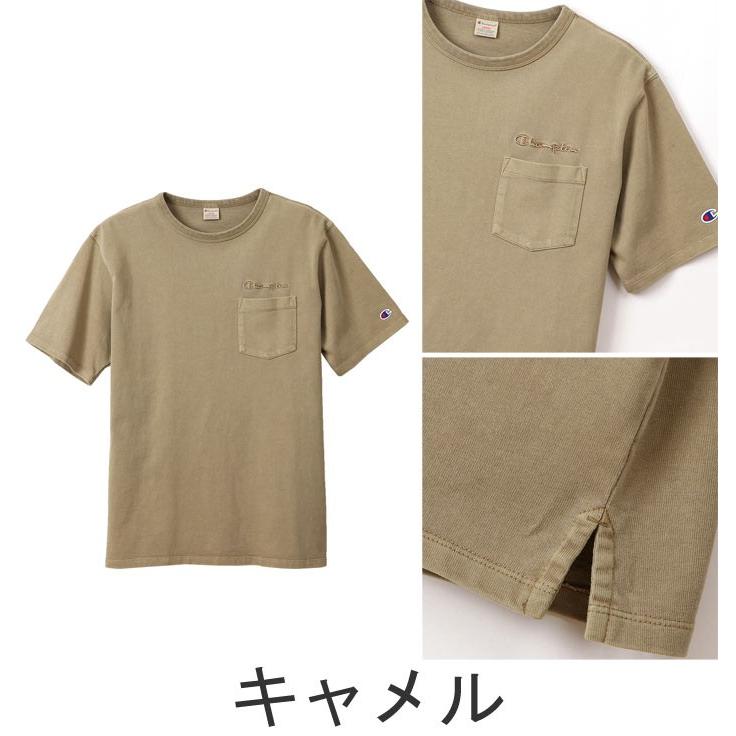 Champion（チャンピオン） チャンピオンロゴ刺繍入り Tシャツ 