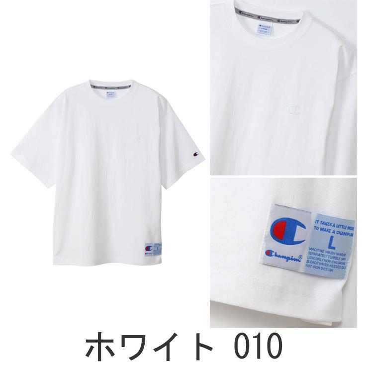 チャンピオン Champion ショートスリーブTシャツ  アクションスタイルTシャツ C3-V331 アメカジ 4色 ホワイト グレー ブラック ネイビー 送料無料｜lad｜07