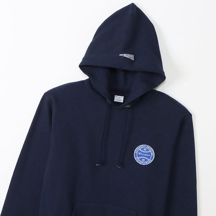 新品未使用　RHC×Championスウェットパーカー ネイビー L Champion チャンピオン スウェットパーカー C3-W121 メンズ フーデッド
