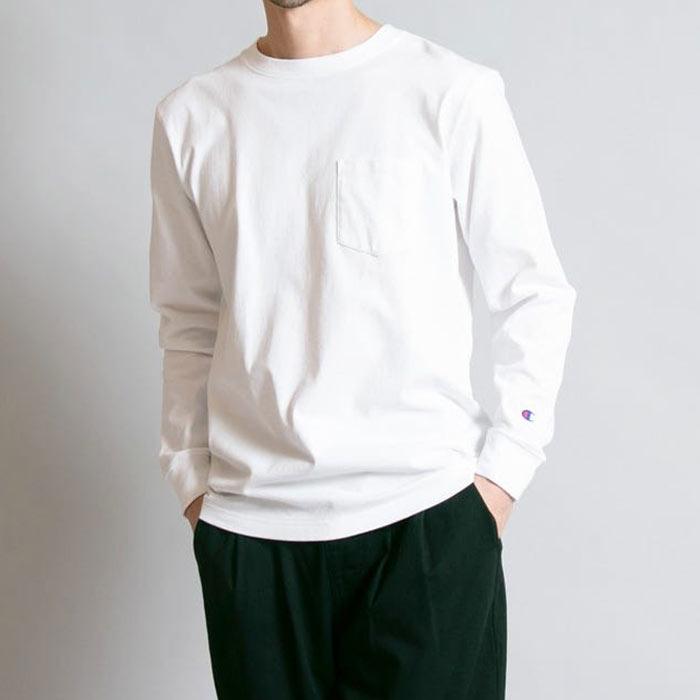 Champion（チャンピオン） ロングスリーブポケットTシャツ ベーシック