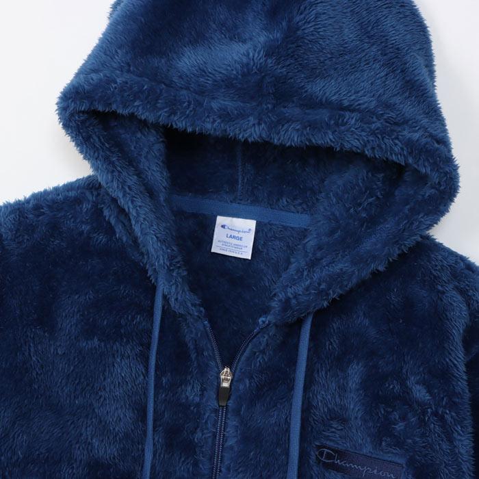 Champion（チャンピオン） シェルパジャケット フード付きジップアップ