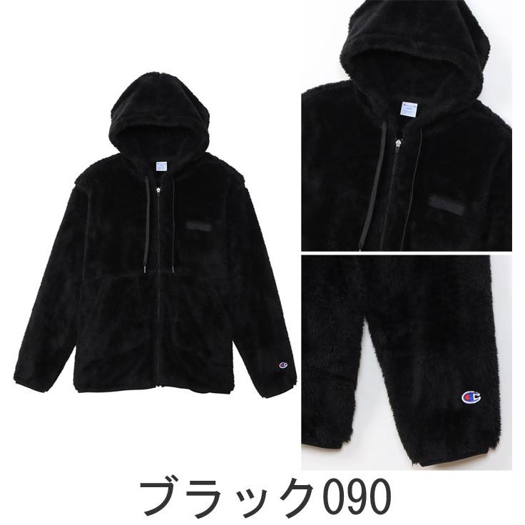 Champion（チャンピオン） シェルパジャケット フード付きジップアップ