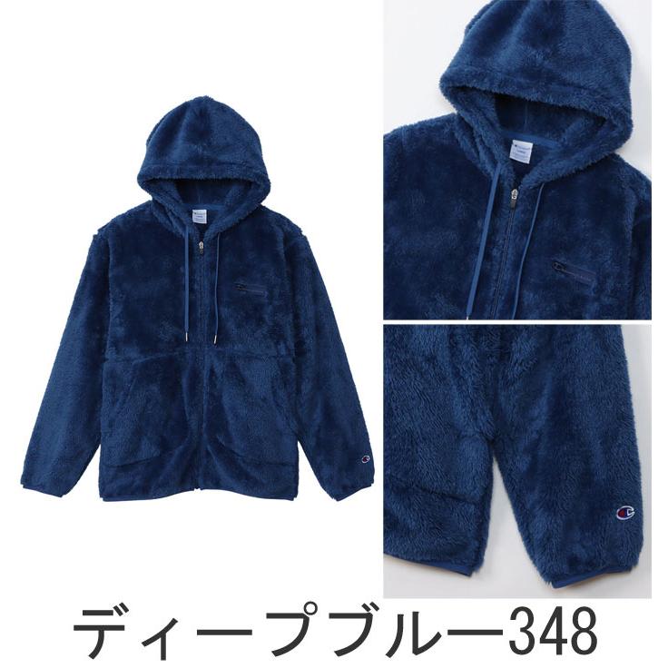 Champion（チャンピオン） シェルパジャケット フード付きジップアップ