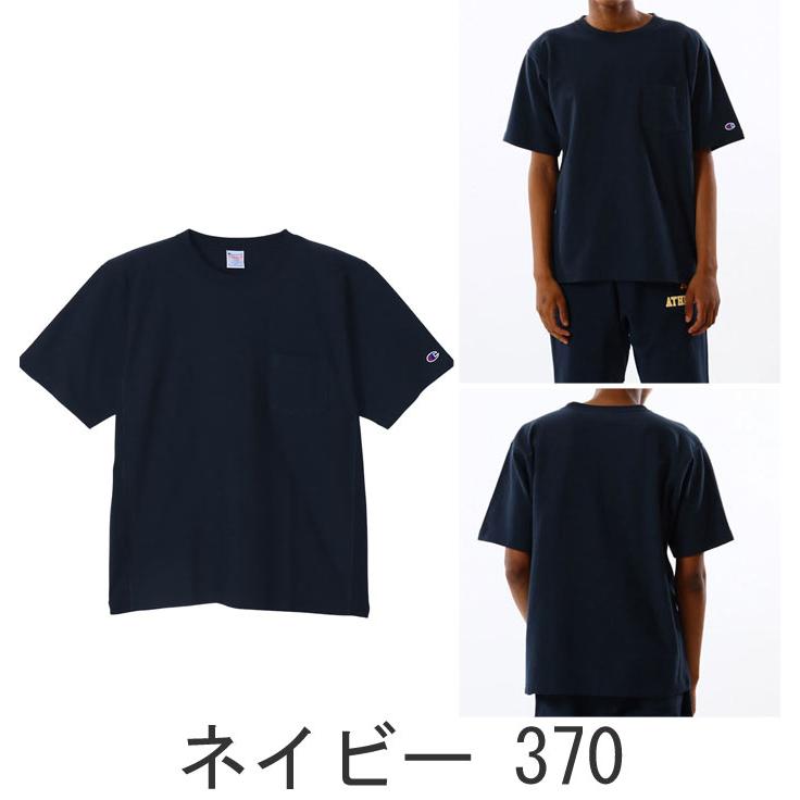 チャンピオン Champion リバースウィーブ Tシャツ ポケット付きTシャツ C3-Z319 4色 ホワイト グレー ブラック ネイビー 送料無料｜lad｜10