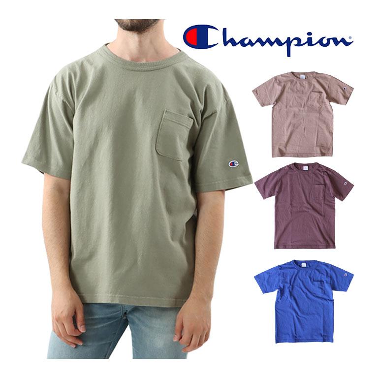 ビンテージ　オリジナル　チャンピオン　ポケットTシャツ　無地　ポケT Champion チャンピオン ポケット Tシャツ ポケT 半袖 リバース