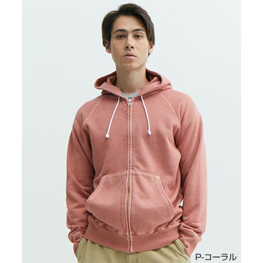 GOOD ON（グッドオン） 9oz ジップアップパーカー ラグランジップ