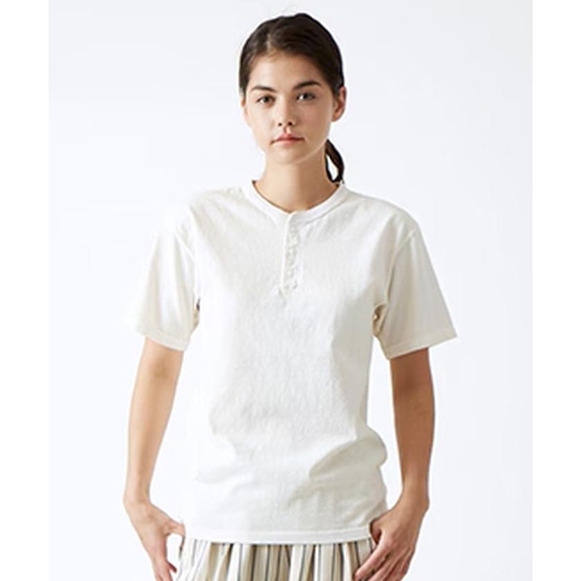 GOOD ON（グッドオン） 5.5oz ヘンリーネックTシャツ HENLEY NECK T