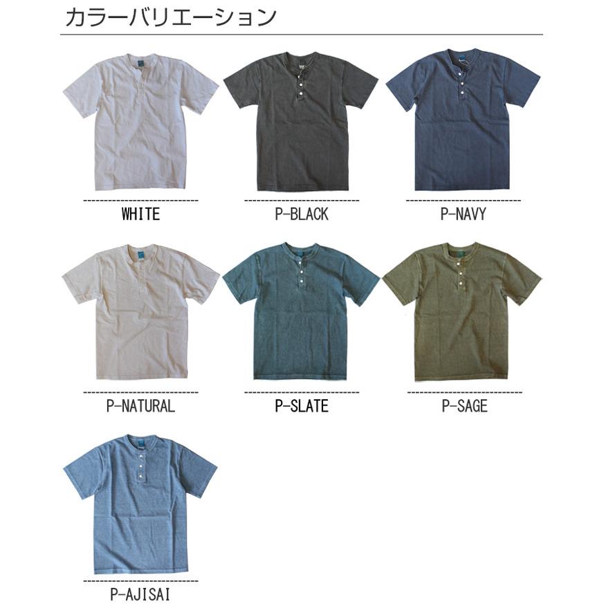 GOOD ON Good On グッドオン 5.5oz ヘンリーネックTシャツ