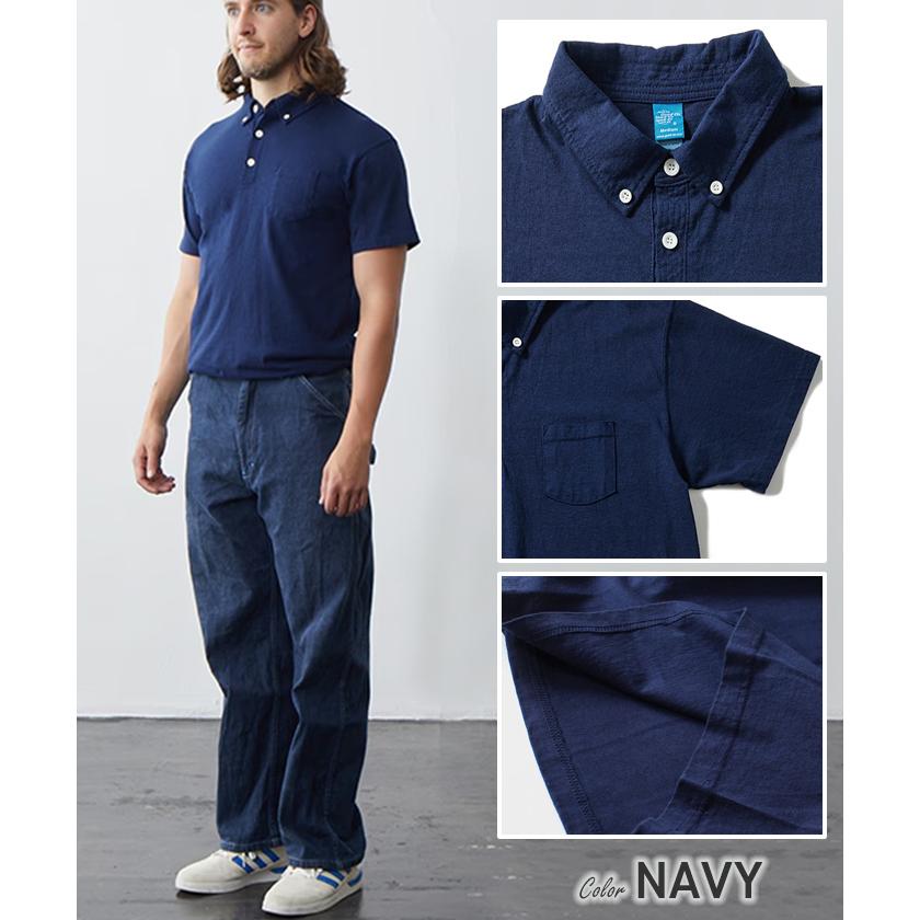 GOOD ON（グッドオン） 5.5oz ショートスリーブ ボタンダウン ポロT 