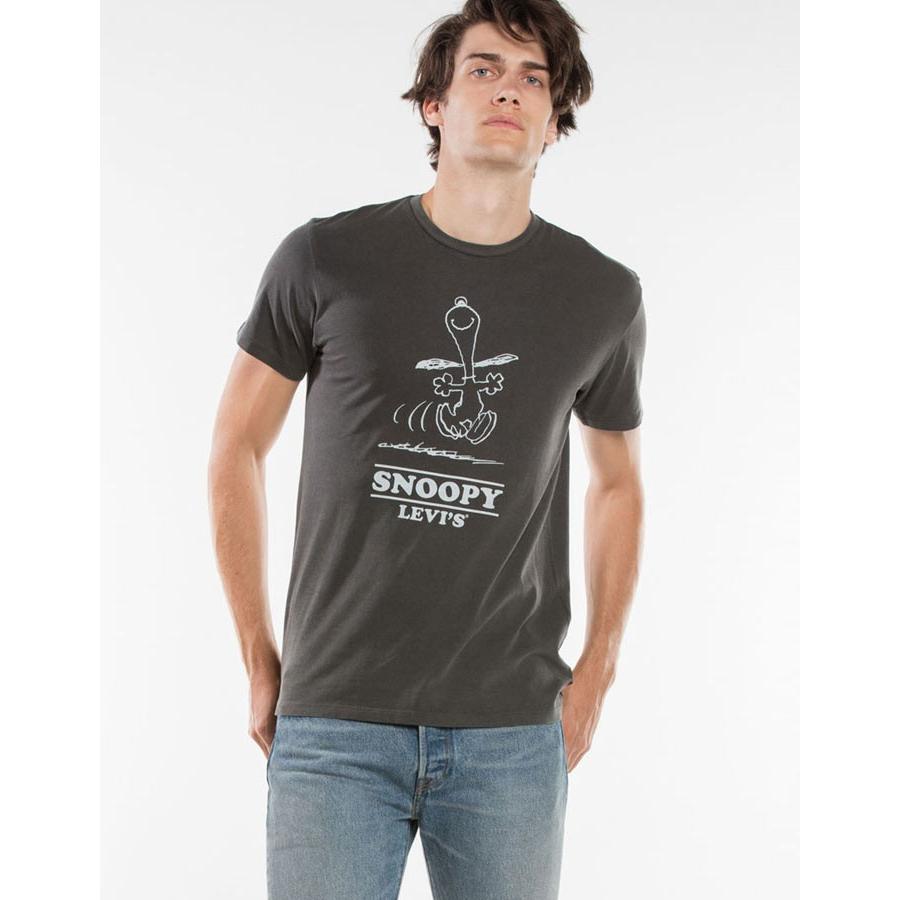 リーバイス Levi's x PEANUTS スヌーピー Tシャツ ダンシング 国内