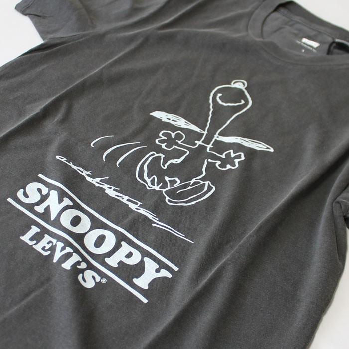 リーバイス Levi's x PEANUTS スヌーピー Tシャツ ダンシング 国内