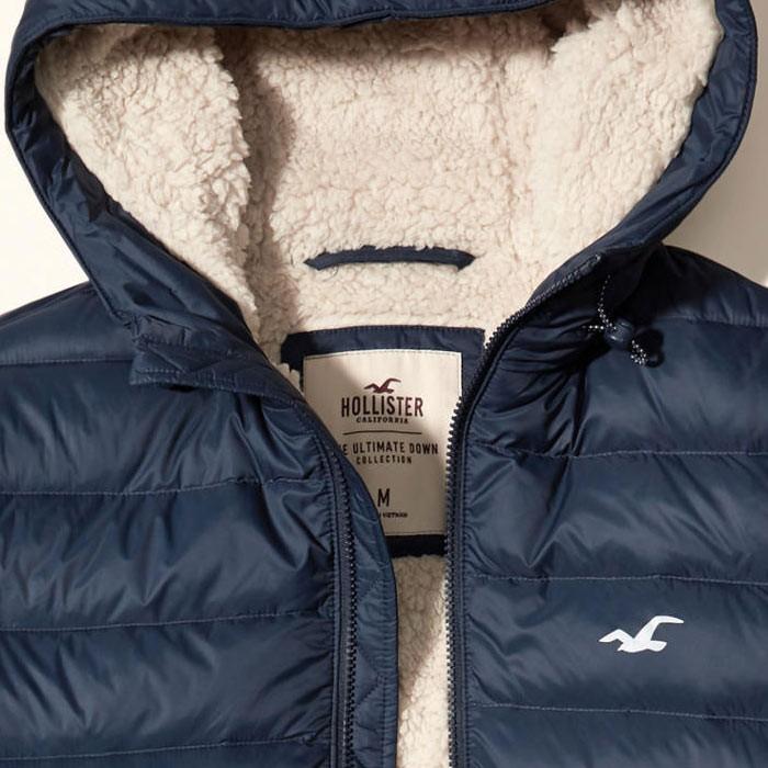 hollister down padded jacket