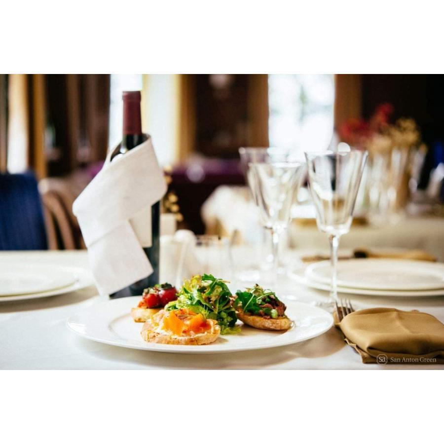 ワイン トーション テーブルナプキン 白 （3枚組） レストランサービス