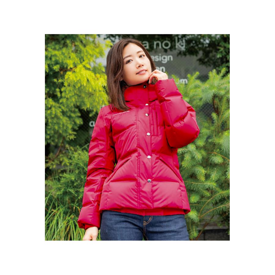 Sale バイク ジャケット おすすめ 女性用 防寒 防風 インナーカフ プロテクター 赤 黄 秋 冬 ロッソスタイルラボ シームレス ダウンジャケット Roj 971 Baico レディースバイク用品店バイコ 通販 Yahoo ショッピング