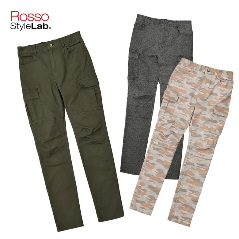 バイク用パンツ レディース 人気 おすすめ 大きいサイズ 小さいサイズ カモ ヒョウ柄 春夏 ロッソスタイルラボストレッチスキニーカーゴパンツ Rop 47 取寄品 人気の新作