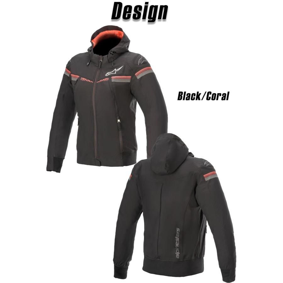 Alpinestars Stella Rox テキスタイル ジャケット ALPINESTARS Stella Rox Lady Black / White / Fuchsia Jacket