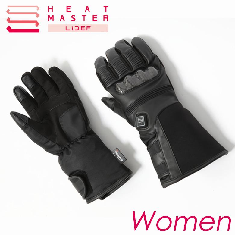ヒートマスター 秋冬モデル 電熱 ヒートグローブ バイク用品グローブ 手袋 電熱 防寒 レディース 秋冬 HEAT MASTER