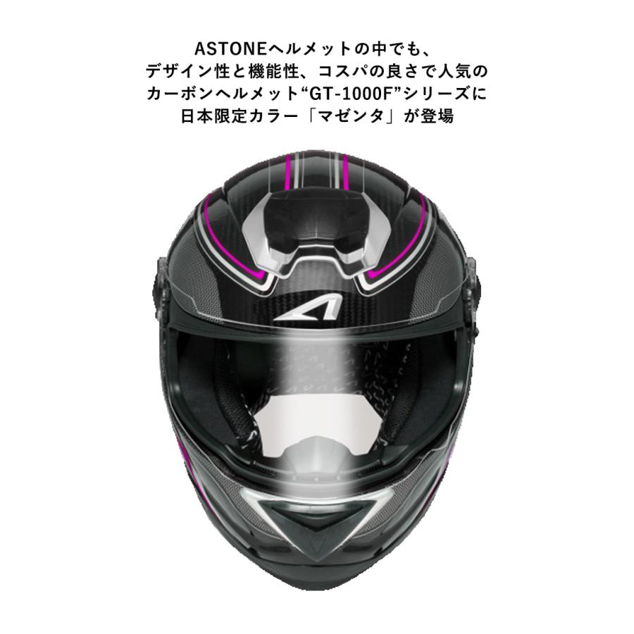 バイク用品 ASTONE アストン カーボンフルフェイスヘルメット GT バイク用品 ASTONE アストン カーボンフルフェイスヘルメット GT