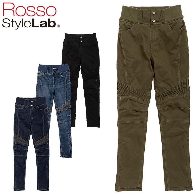 レディースバイク用パンツS〜L+ ROSSO STYLELAB(ロッソスタイルラボ
