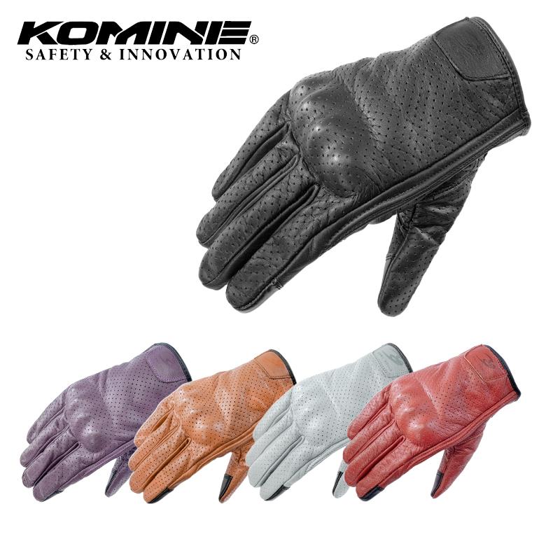バイクグローブ KOMINE コミネ プロテクトレザーグローブ GK-264 男女