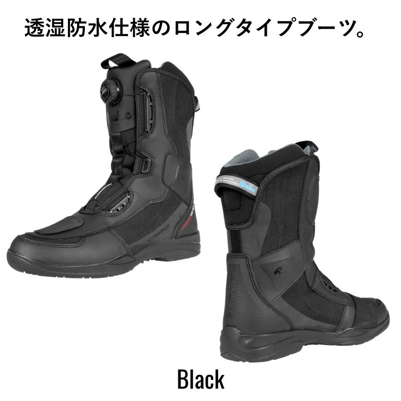 バイクブーツ  ・レディース   新品 レディースバイクブーツ KOMINE コミネ ラーマブーツ BK-305 透